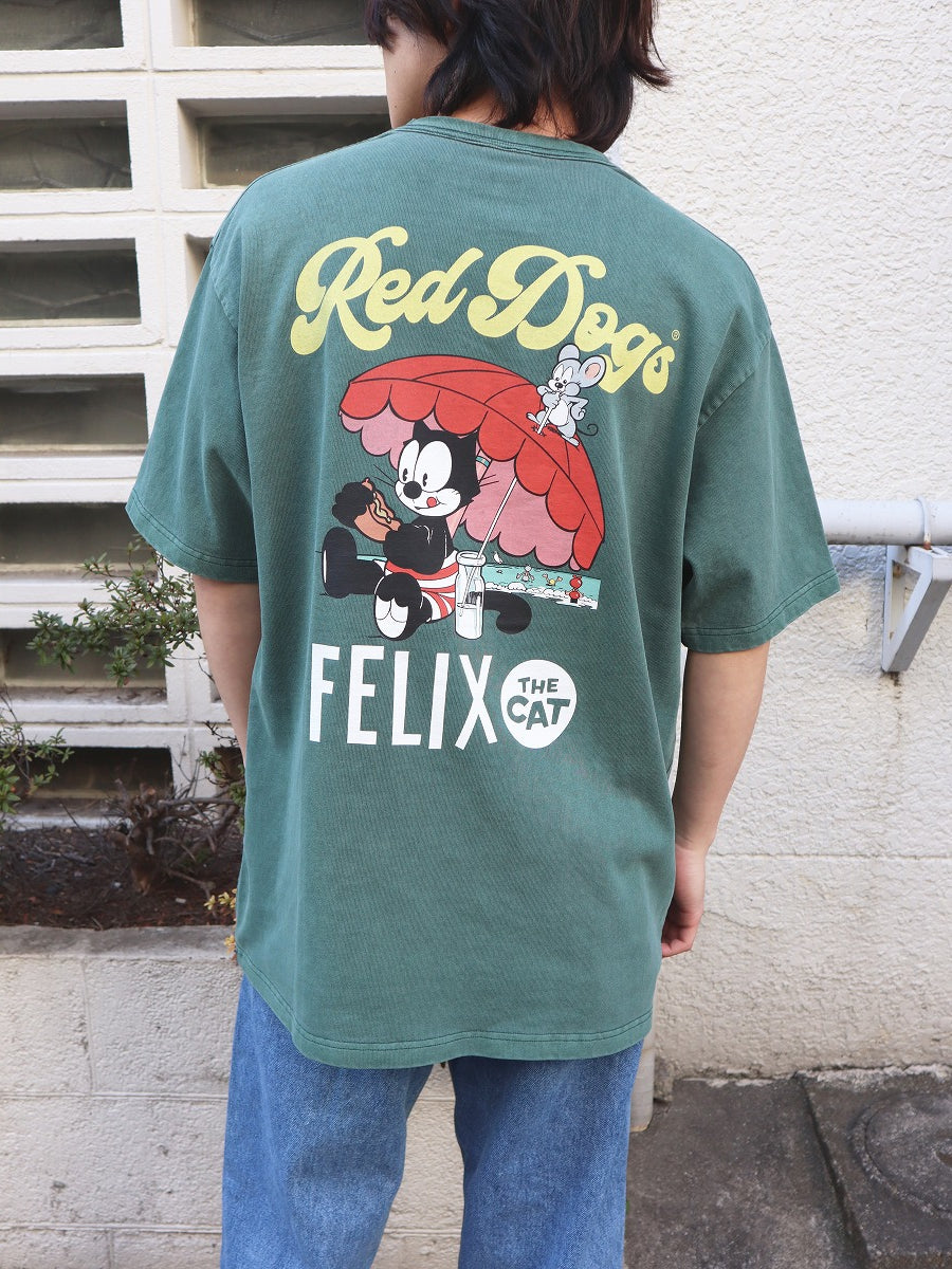 【RedDogs×FELIX THE CAT】 Beach T-shirt