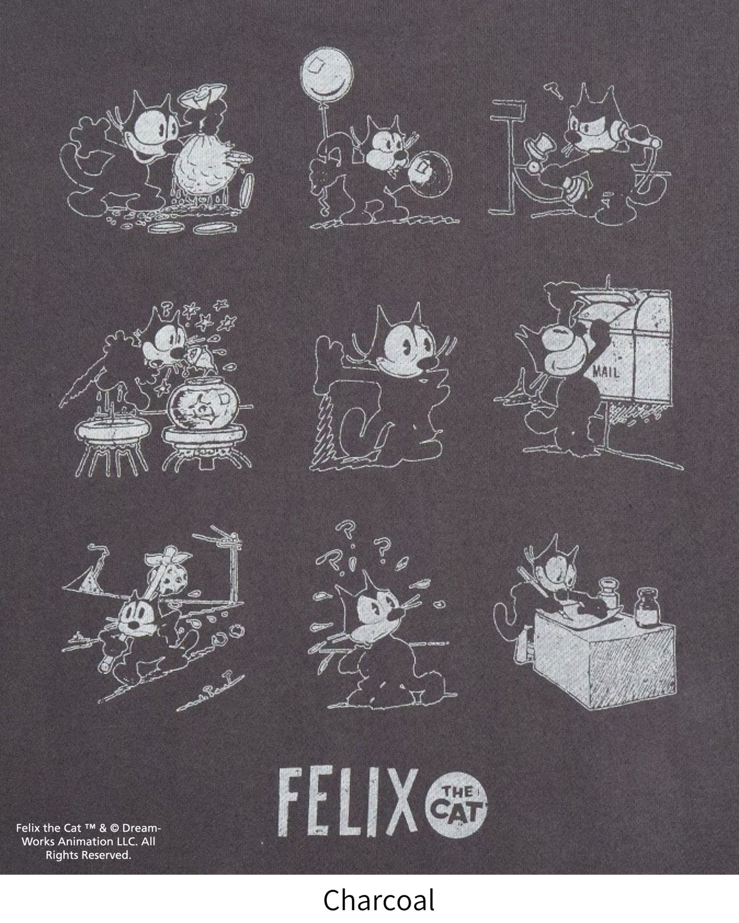 【FELIX THE CAT】マルチイラストスウェット