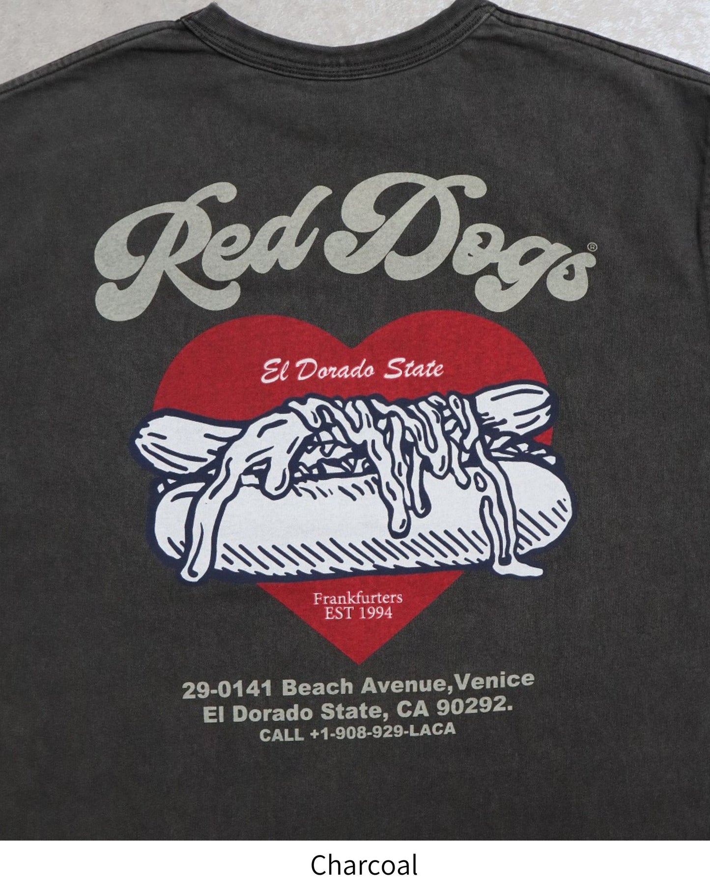 【RedDogs】ピグメントハートロンTee