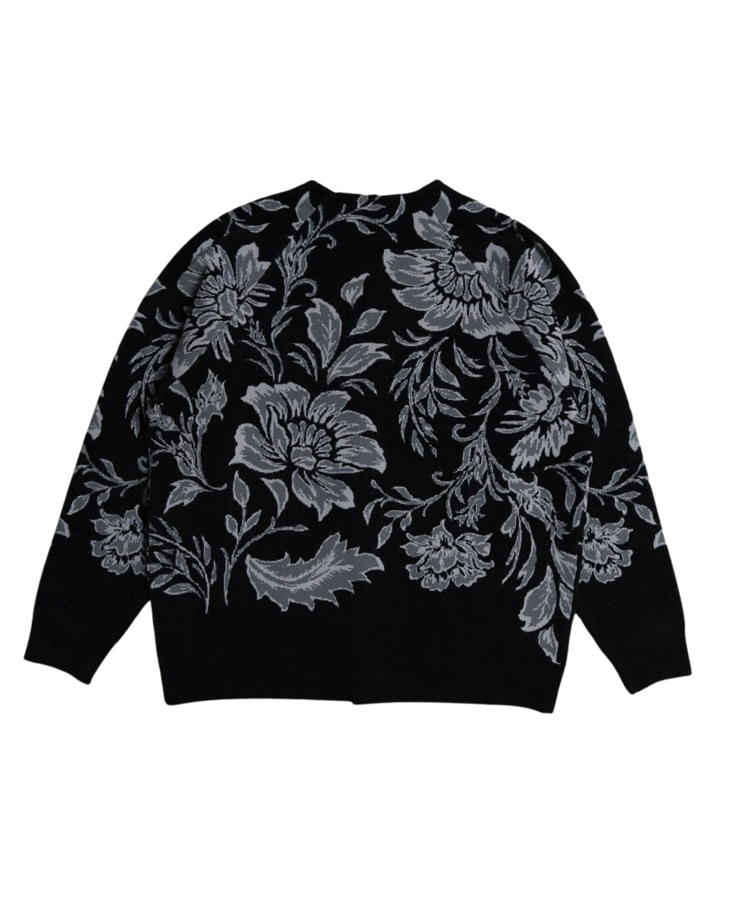 Soft Jacquard Knit Cardigan