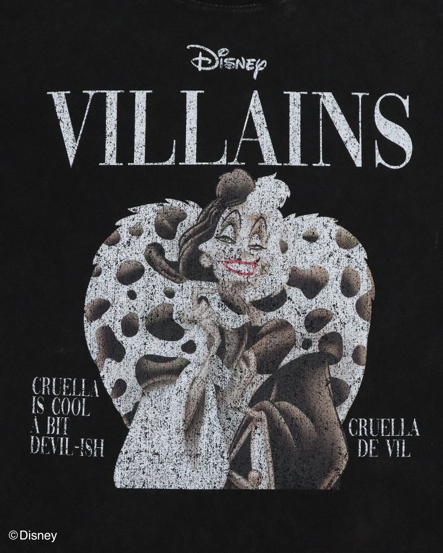 【Disneyヴィランズ】クルエラ マガジンロンTee