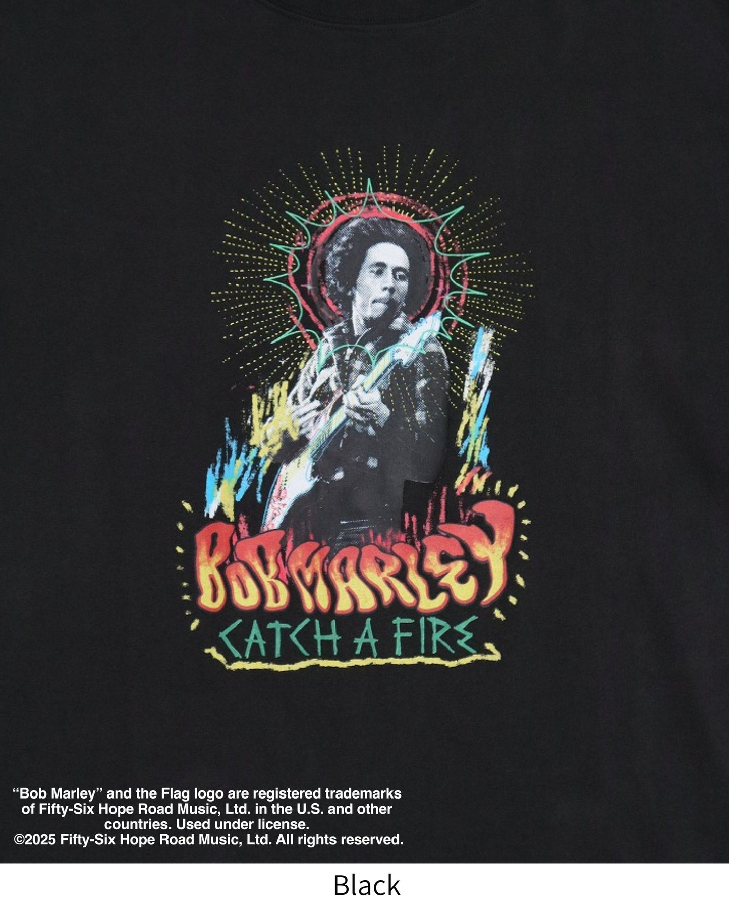 【BOB MARLEY】CATCH A FIRE Tee