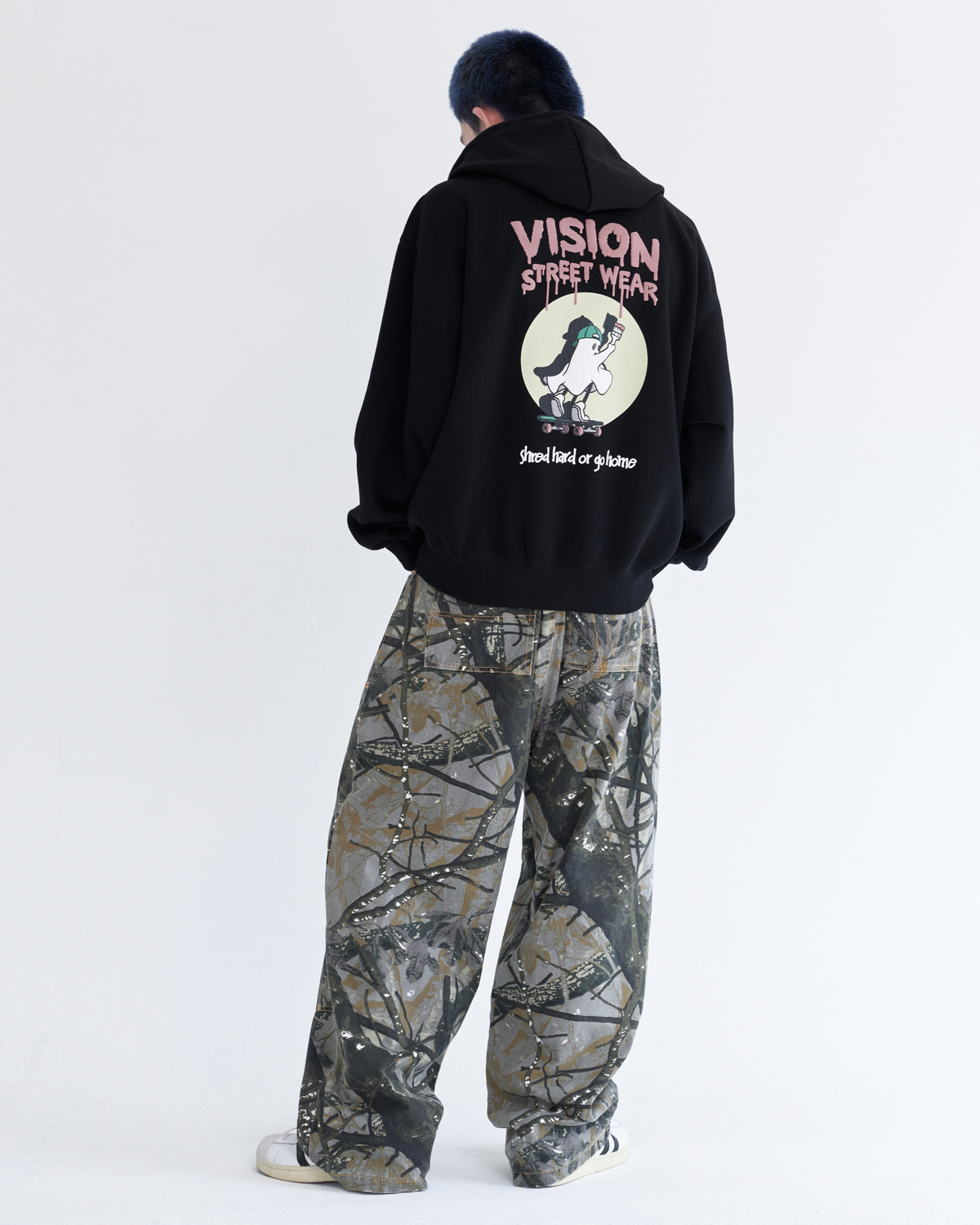 【再入荷】Rigid Double Knee Pants / Vステッチリジットデニムパンツ