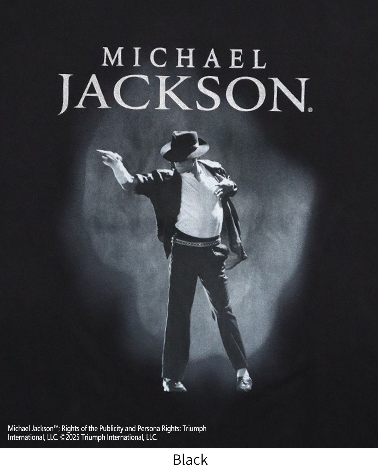 【Michael Jackson】Silver Foil Print Tee