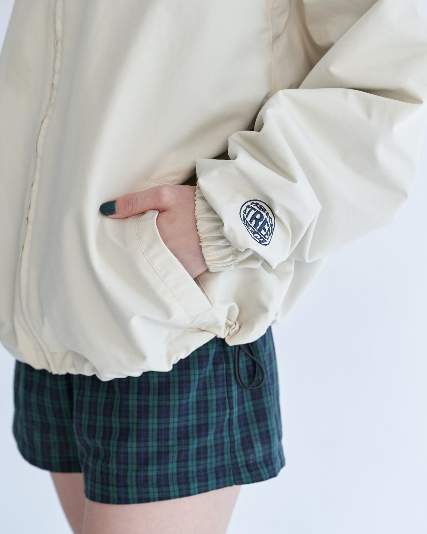Stand neck hoodie jacket / スタンドネックフーディージャケット