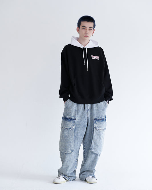 Dinosaur ghost hoodie / ゴースト配色フーディー