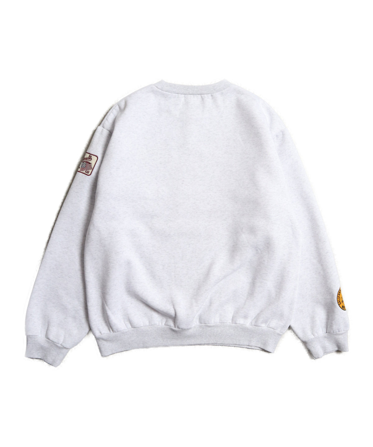 【裏起毛】ワッペン刺繍スウェット