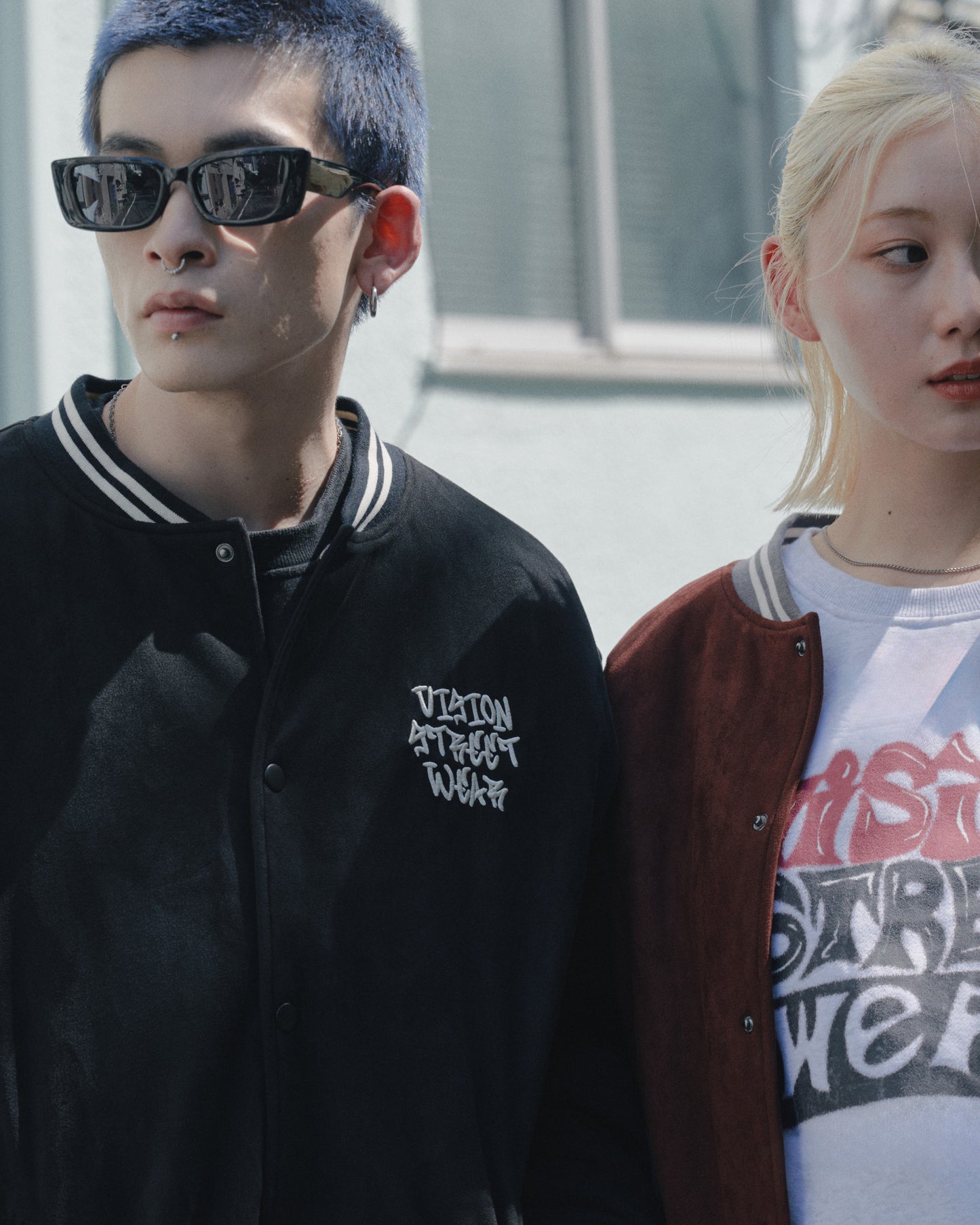 Fake suede stadium jacket / フェイクスエードスタジアムジャケット