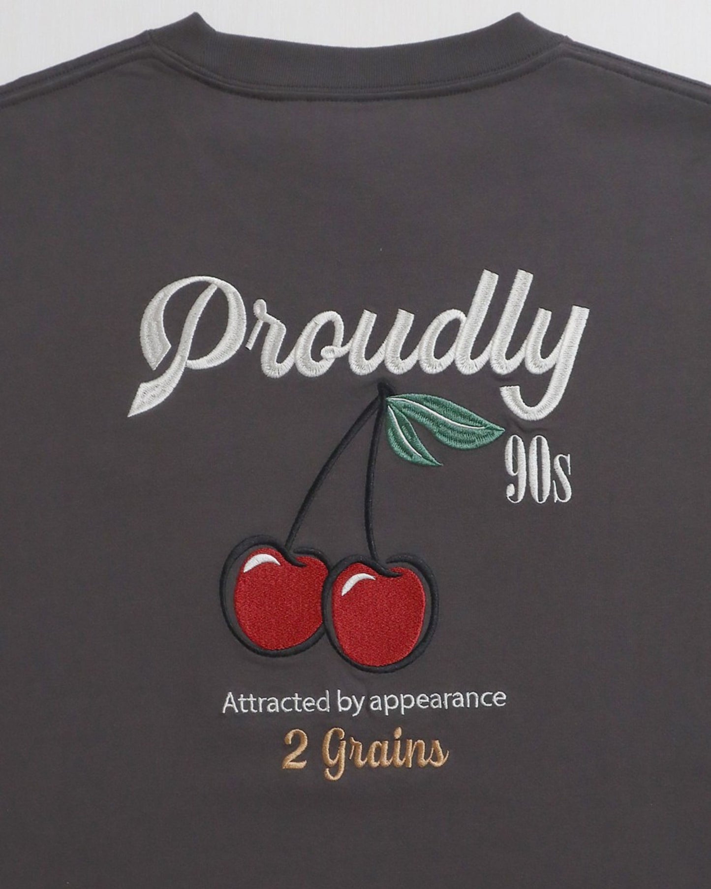 レトロチェリー刺繍T