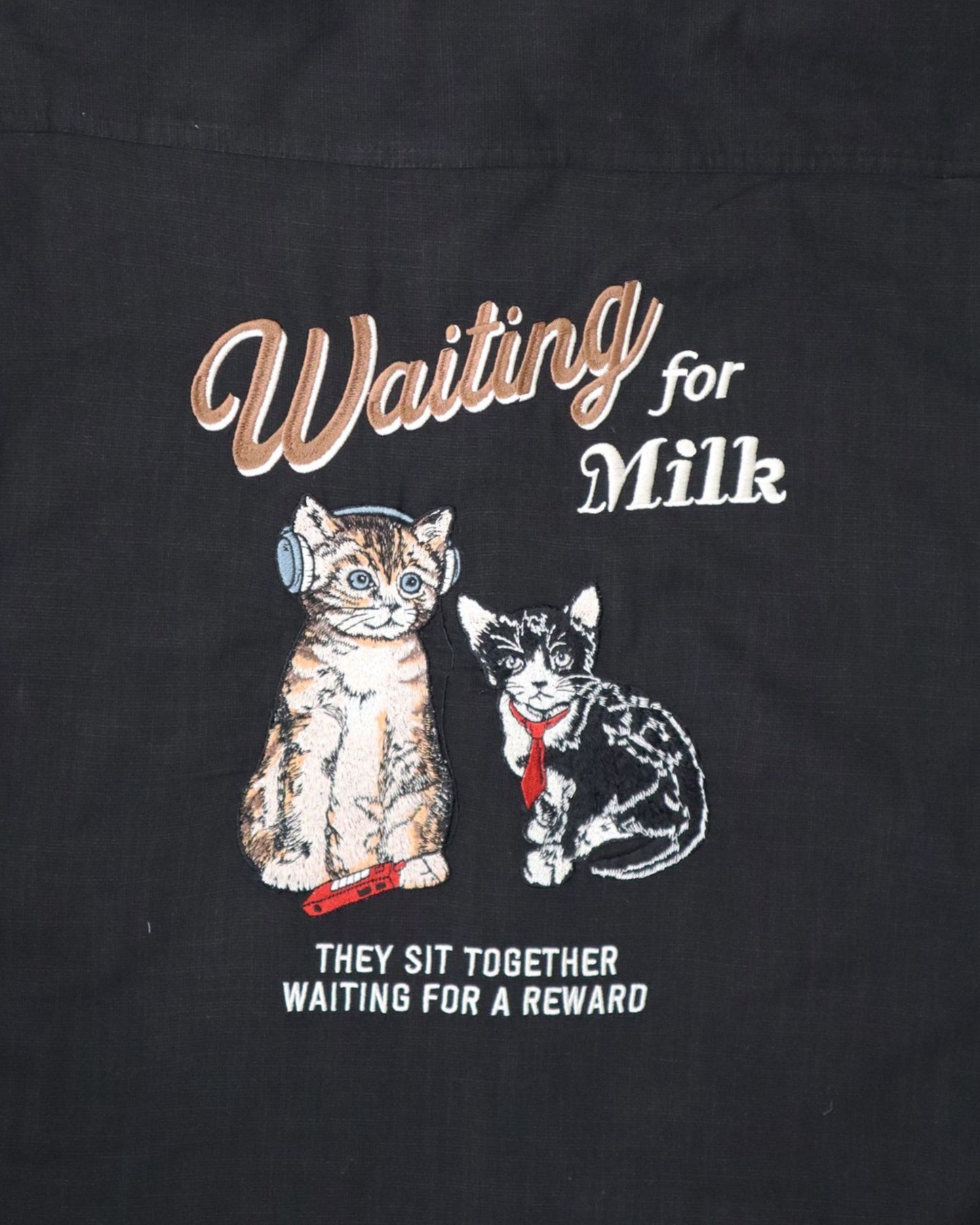 Cat Linen-Like Shirt