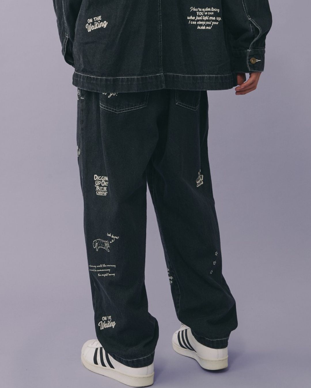Doodle Denim Pants