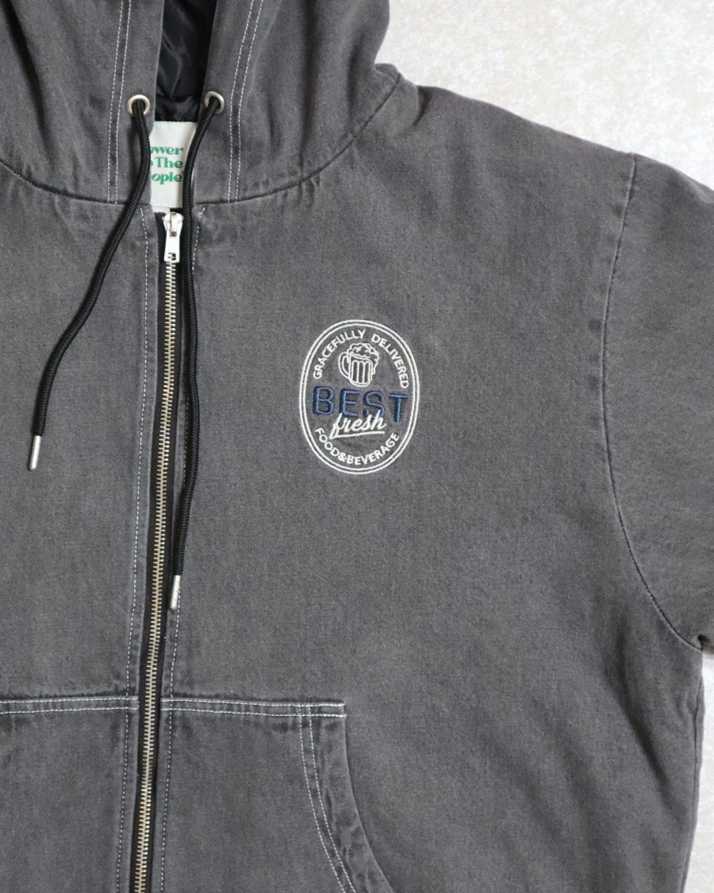 Hooded Denim Jacket