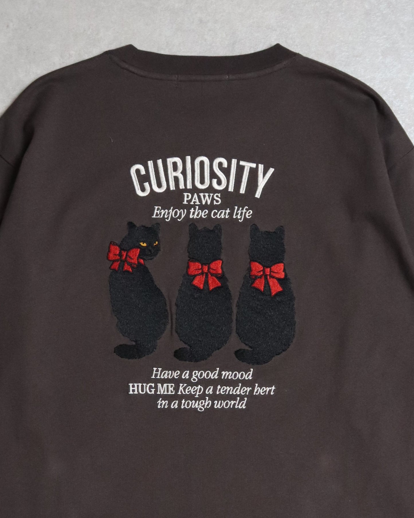 Ribboned Cat L/S Tee