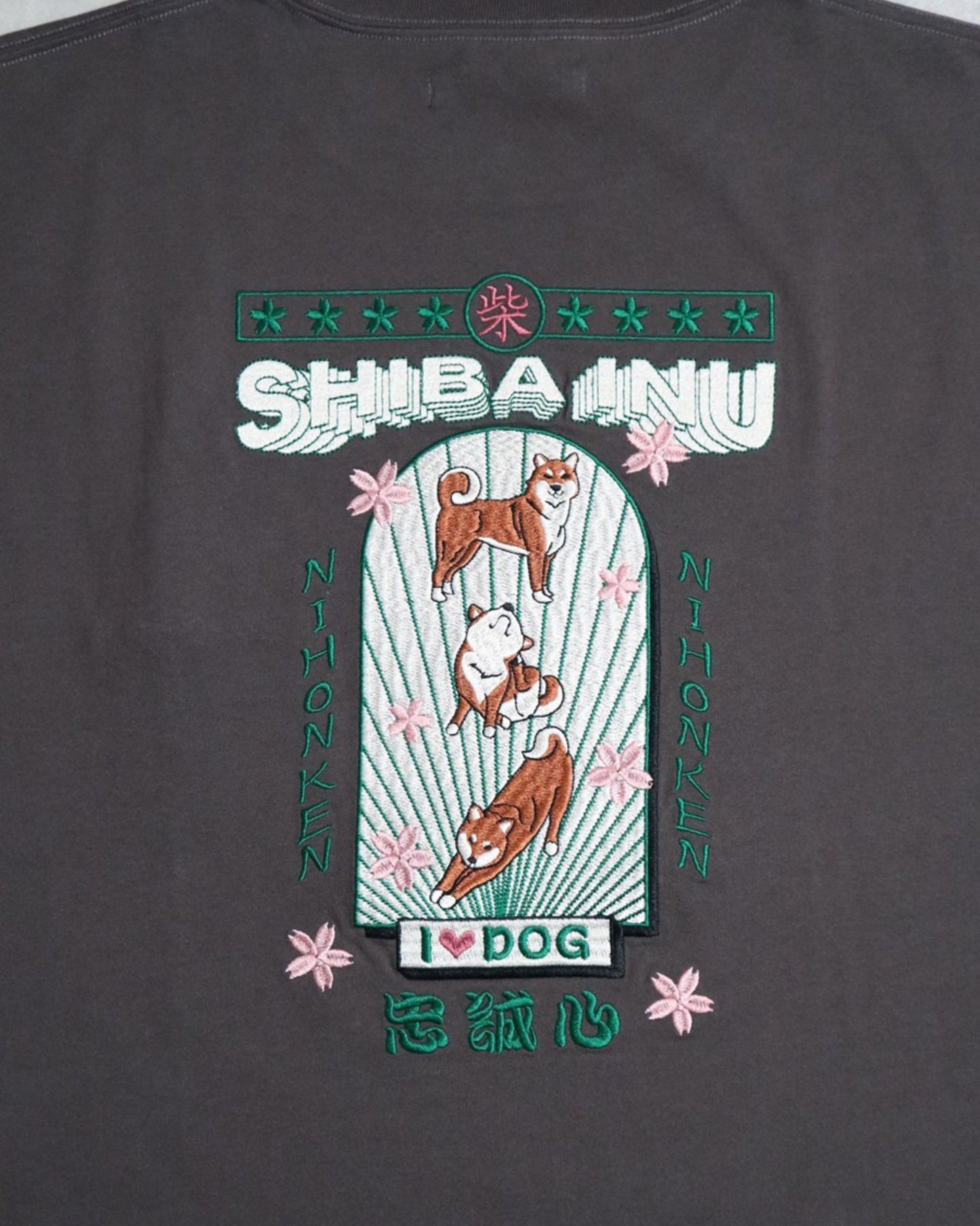 【JapanSeries】SHIBAINU Embroidered Tee