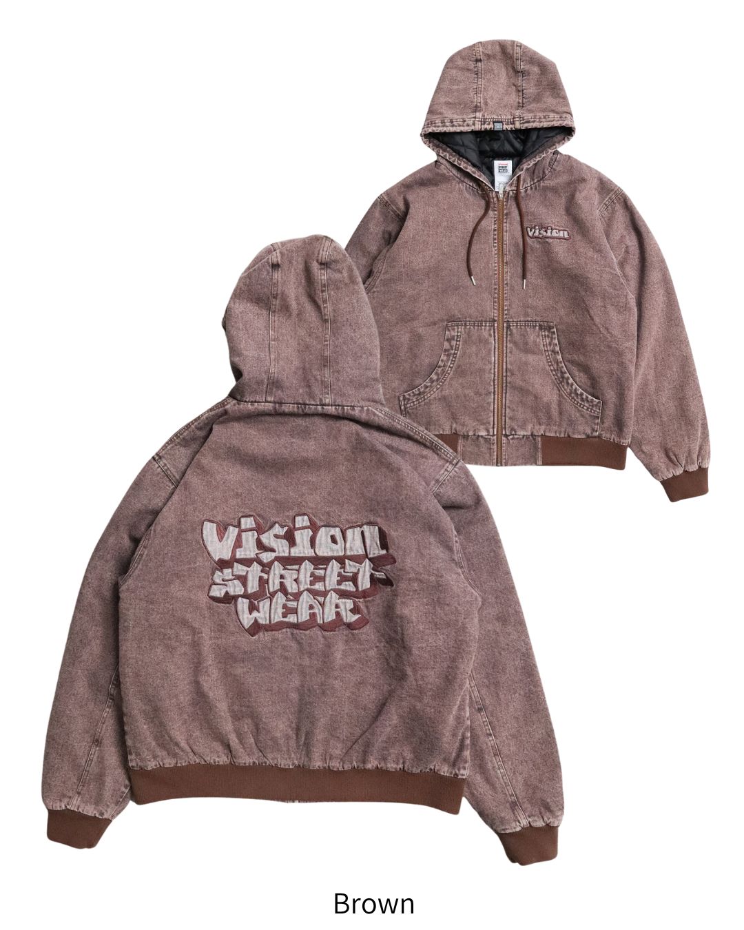 HOODED DENIM JACKET