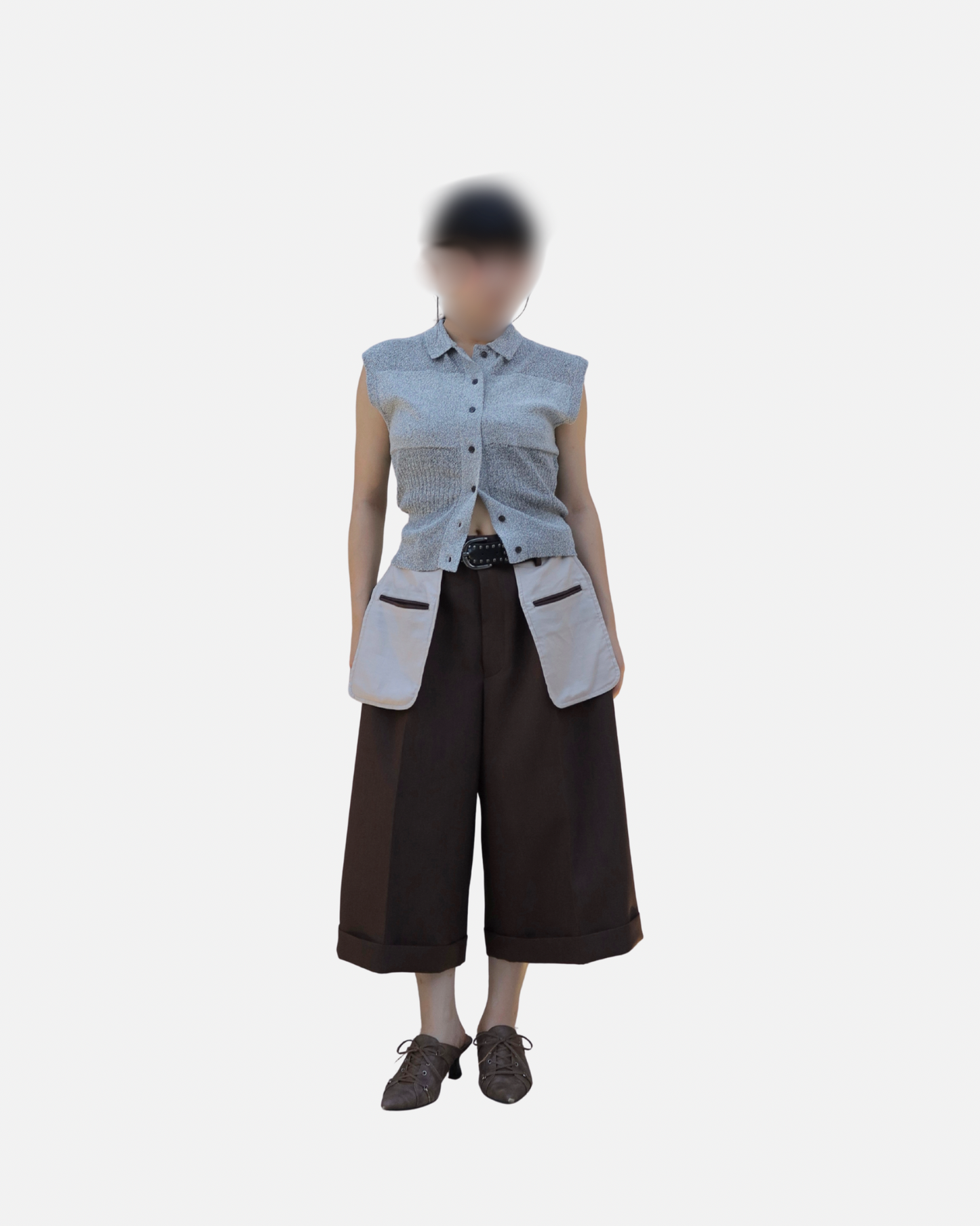 【LOILE】Avant Flap Shorts BROWN