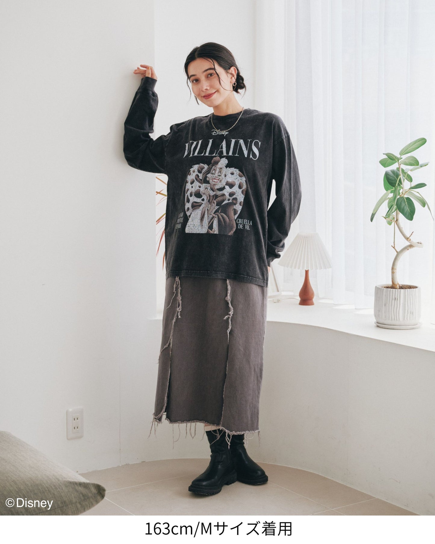 【Disneyヴィランズ】クルエラ マガジンロンTee