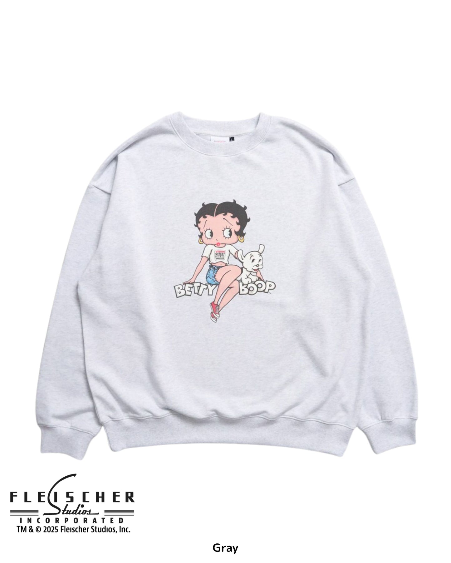 【BETTY BOOP™】 Front Back Sweatshirt