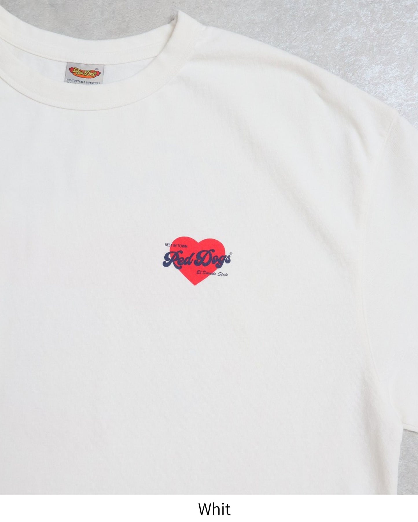 【RedDogs】ピグメントハートロンTee
