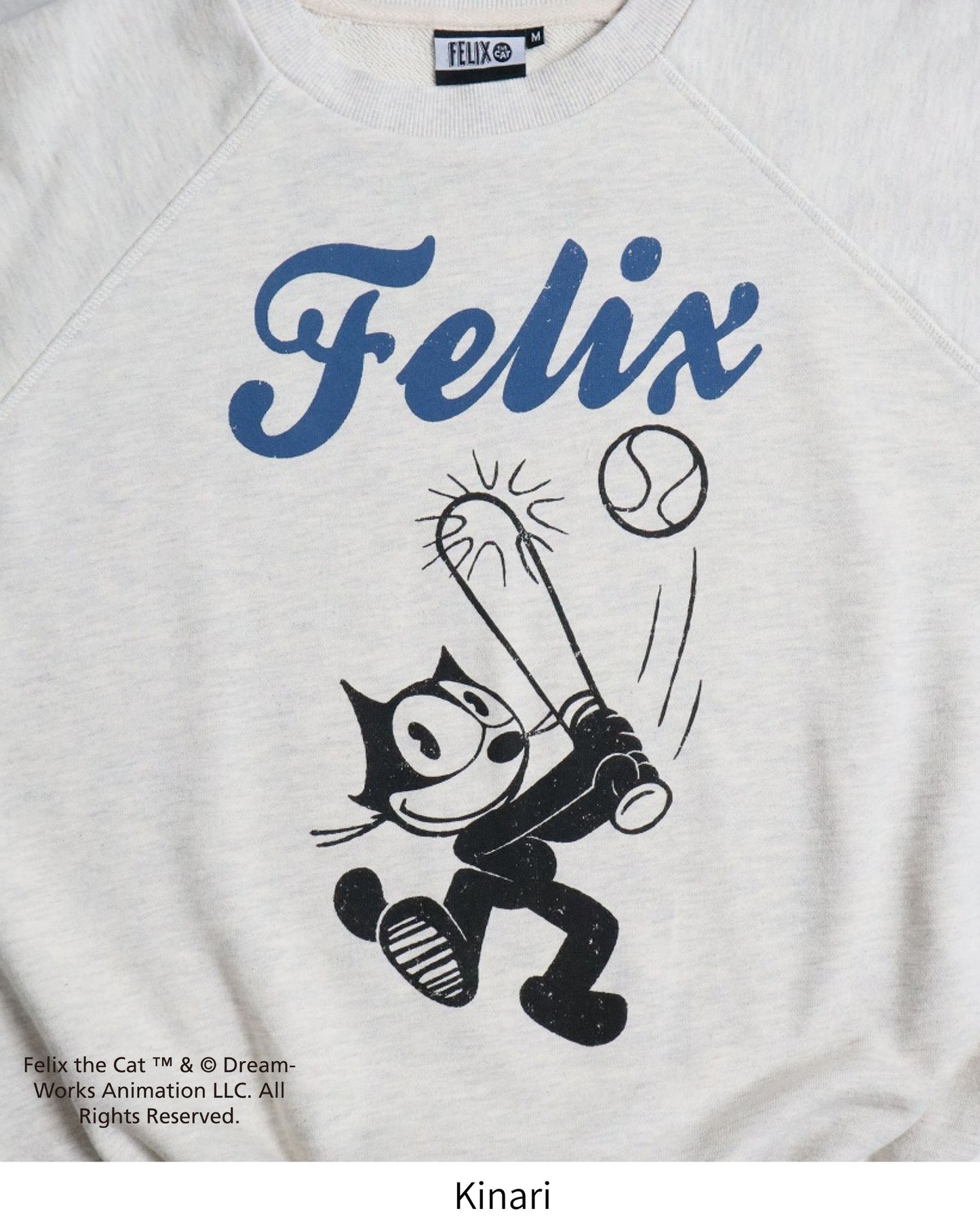 【FELIX THE CAT】ラグランBASEBALLスウェット