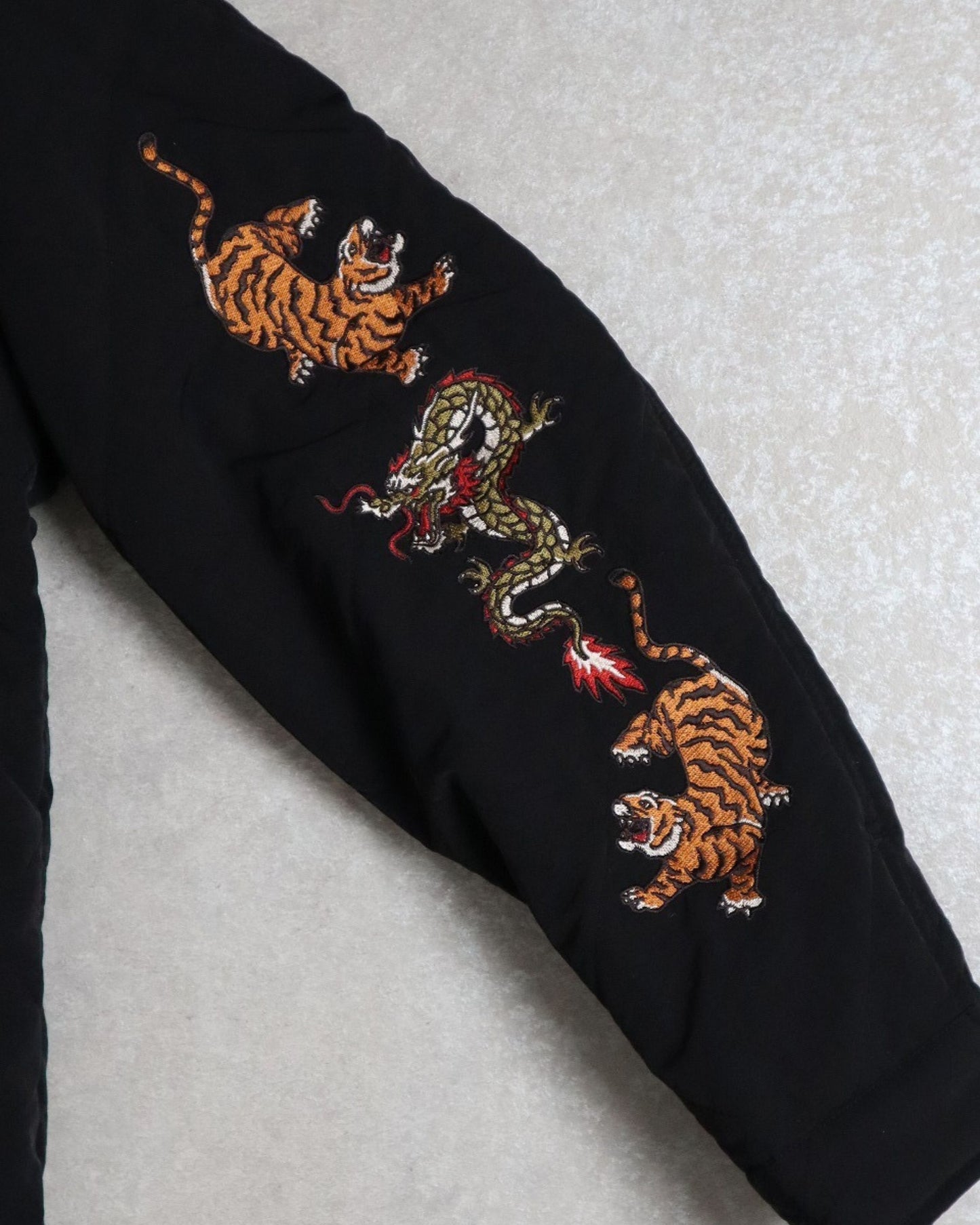Embroidered Sleeve Quilted Jacket