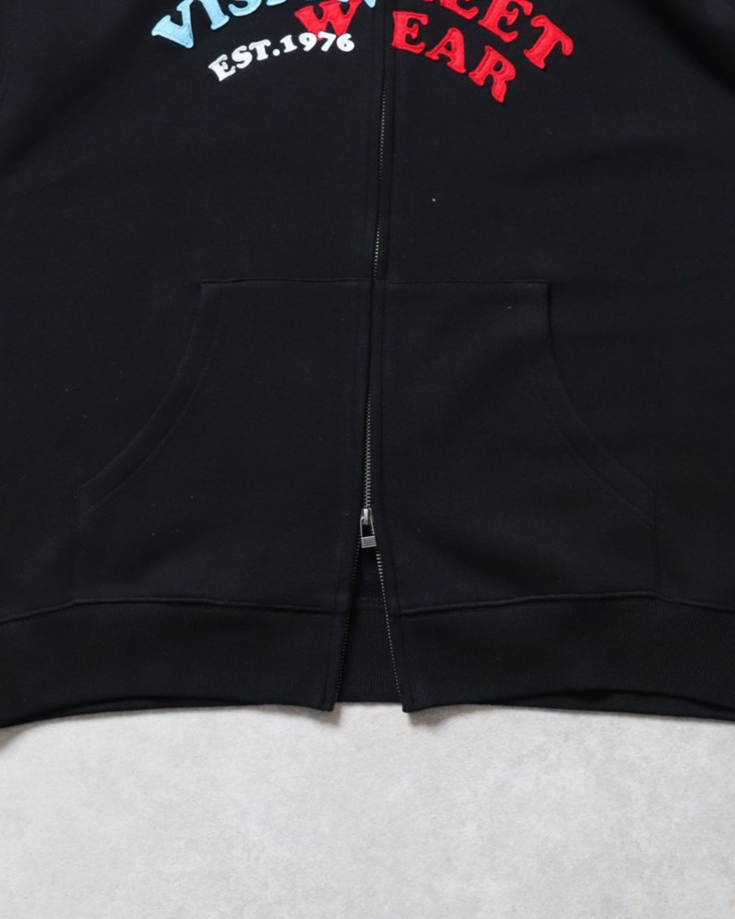 Felt Arch Zip Hoodie