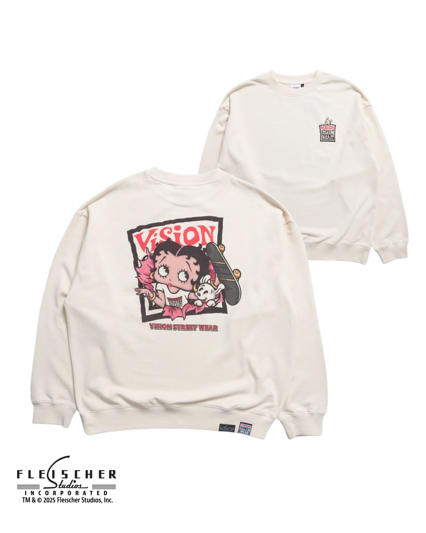 【BETTY BOOP™】 Front Back Sweatshirt