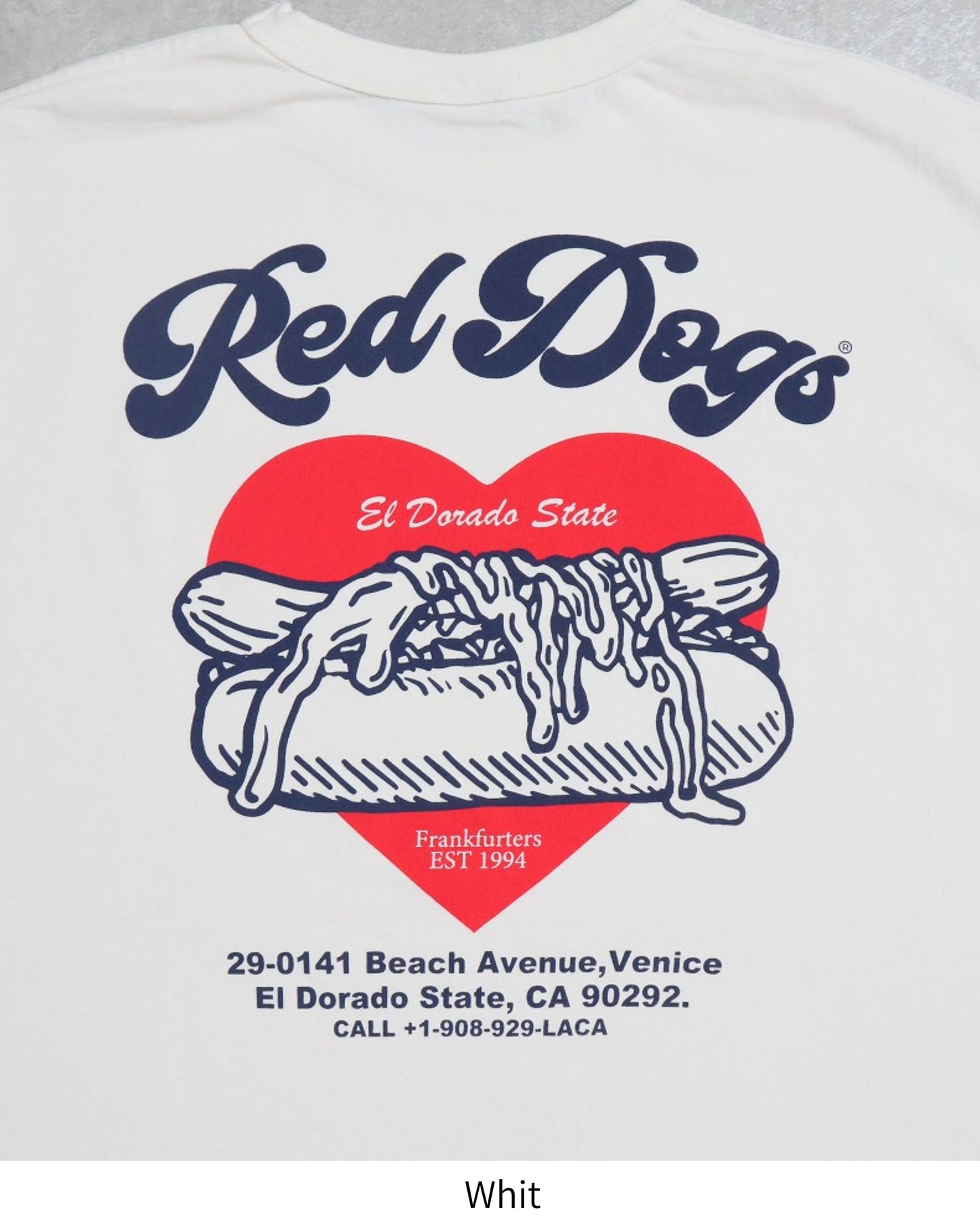 【RedDogs】ピグメントハートロンTee