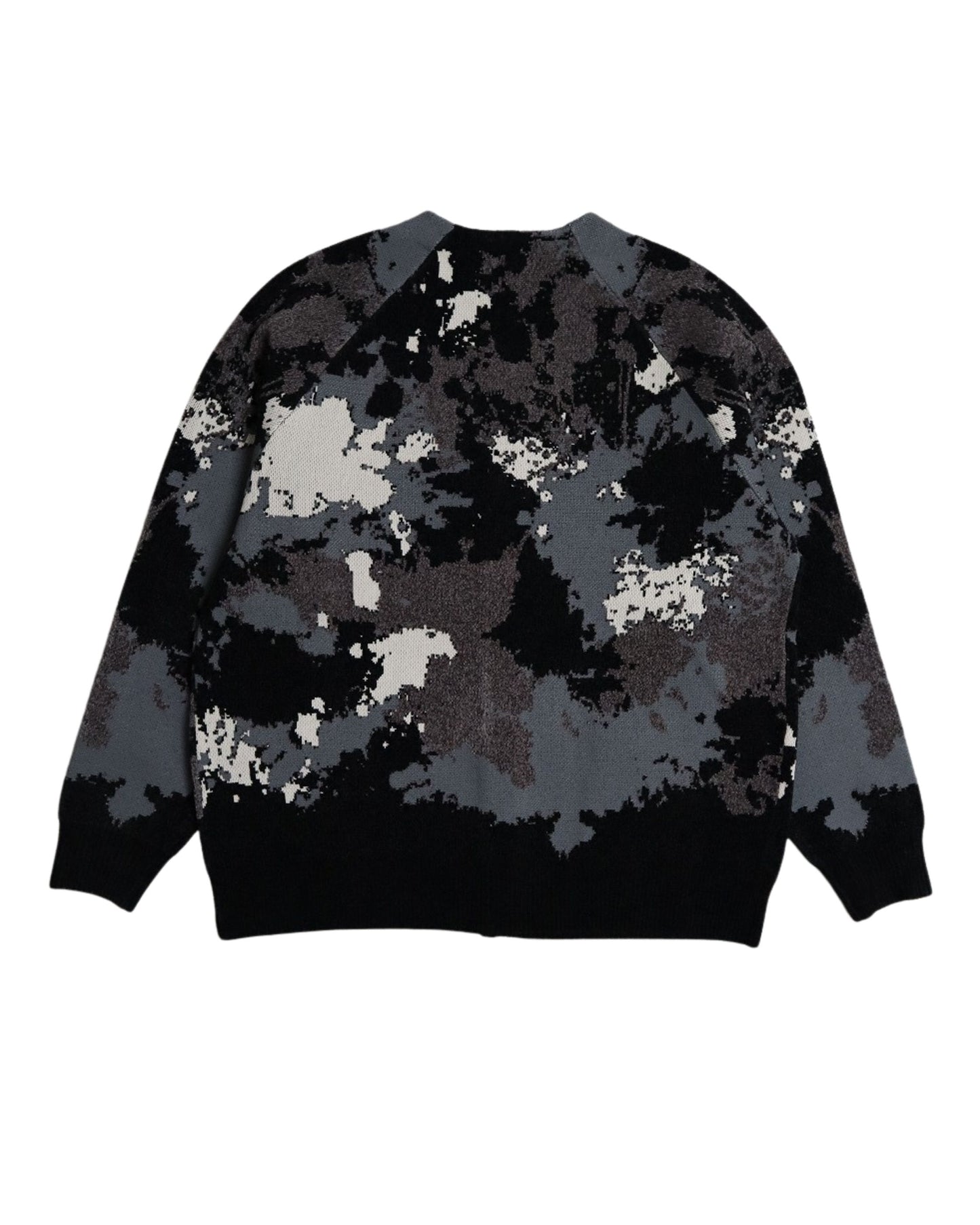 Soft Jacquard Knit Cardigan