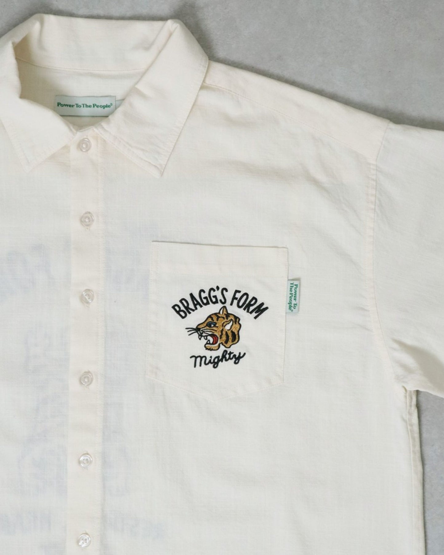 Tiger Linen-Like Shirt
