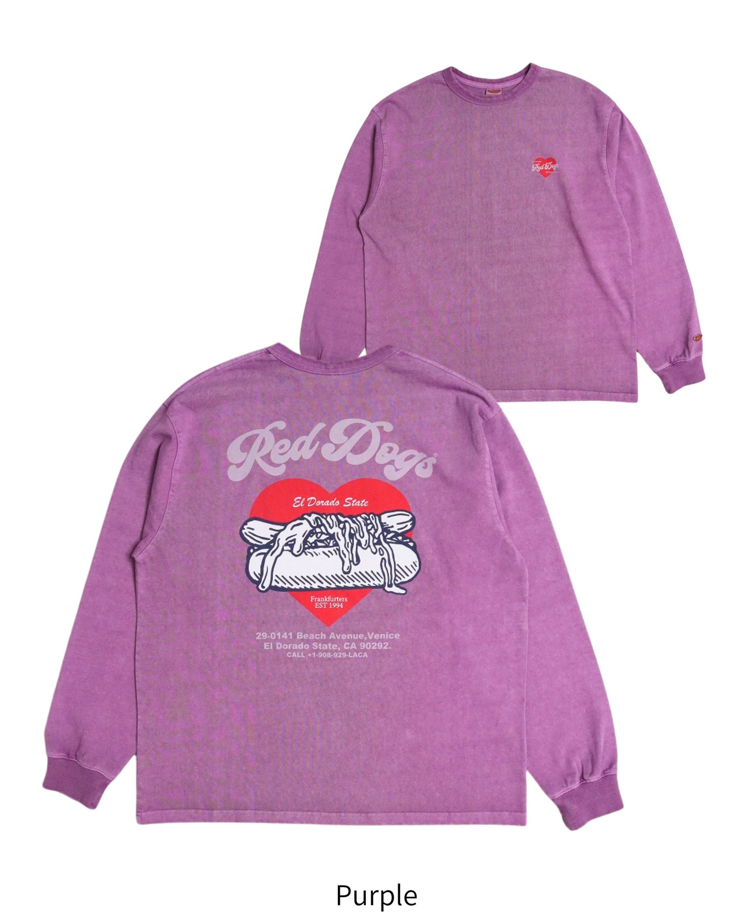 【RedDogs】ピグメントハートロンTee