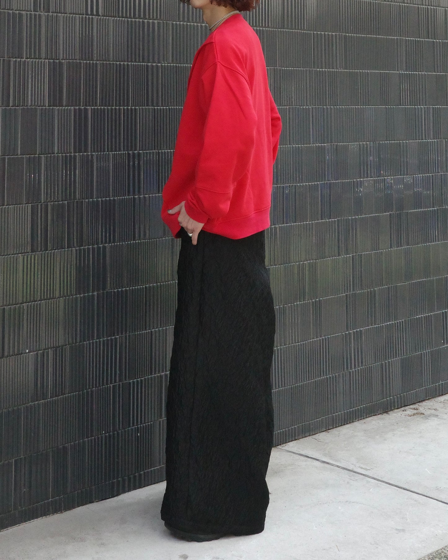 【LOILE】Swing stitch sweat
