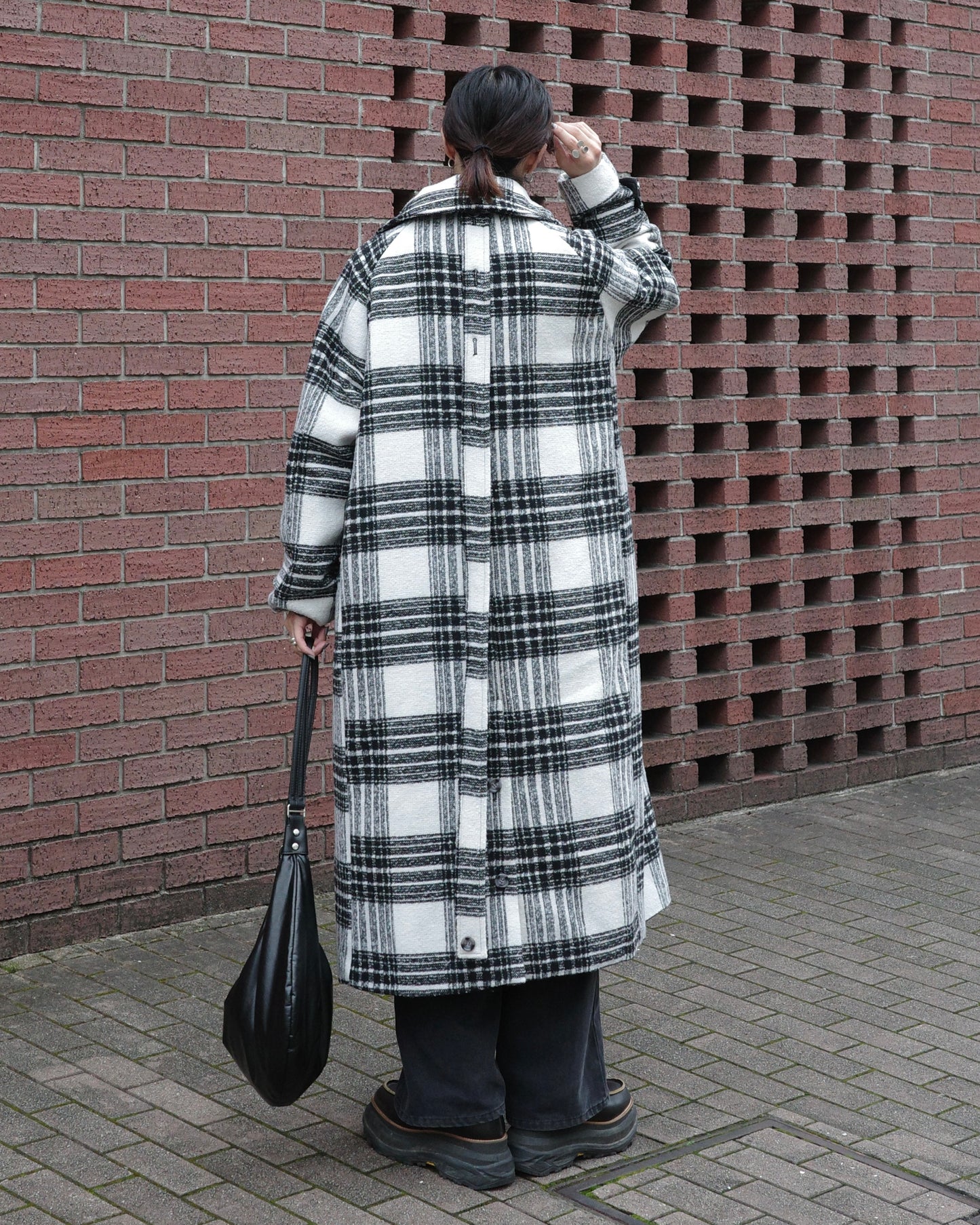 【LOILE】Check long coat