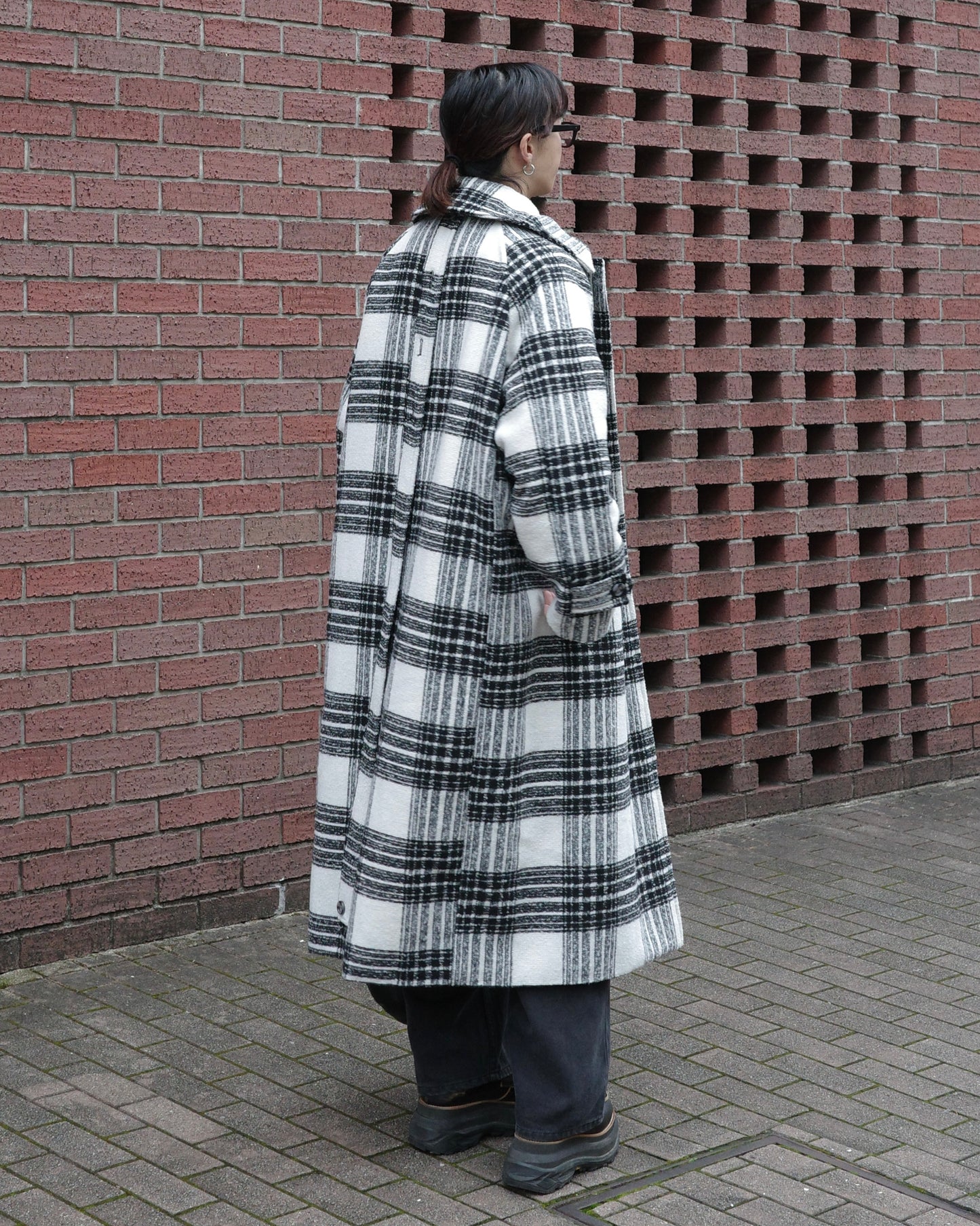 【LOILE】Check long coat
