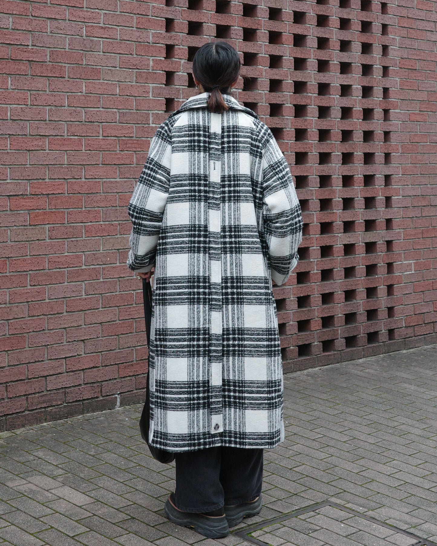 【LOILE】Check long coat
