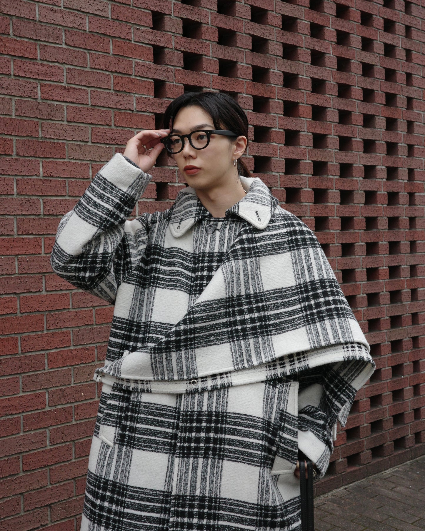 【LOILE】Check long coat