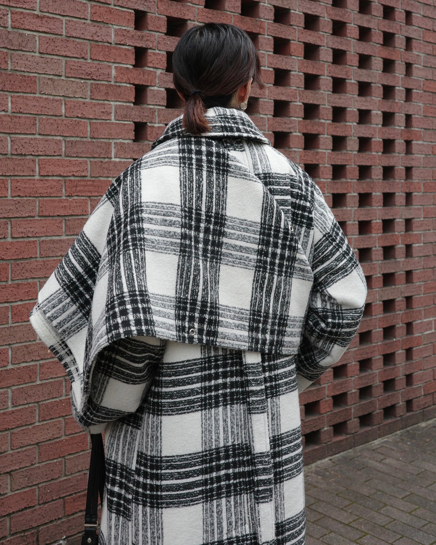 【LOILE】Check long coat
