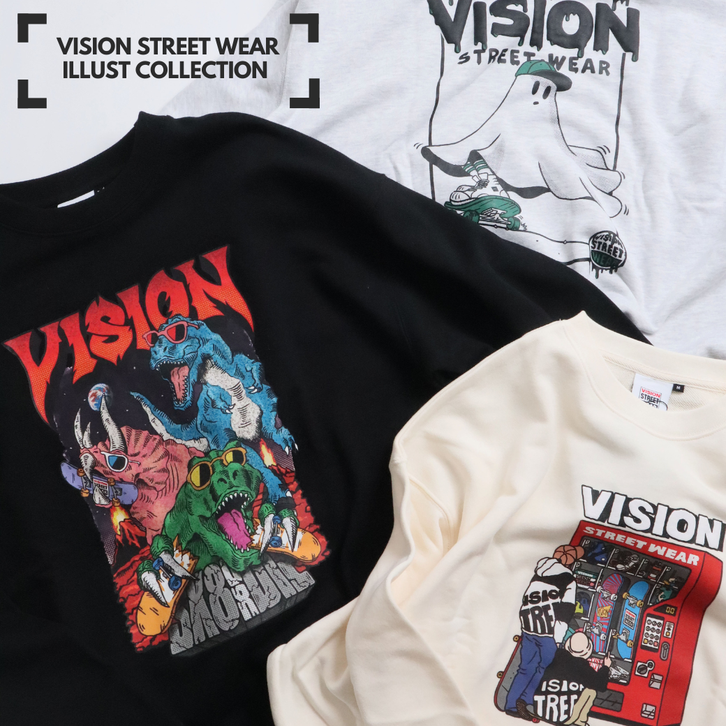 大人気VISION STREET WEARのイラストシリーズ