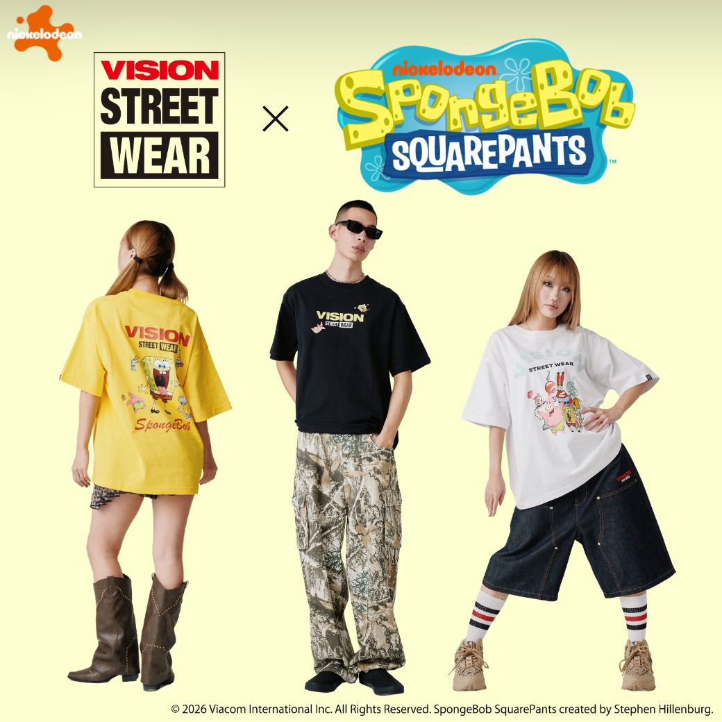 ★ VISION STREET WEAR × SpongeBob 26SUMMER COLLECTION ★