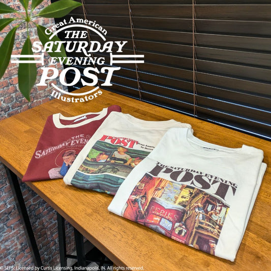 レトロなイラストがかわいいTシャツコレクション【The Saturday Evening Post】