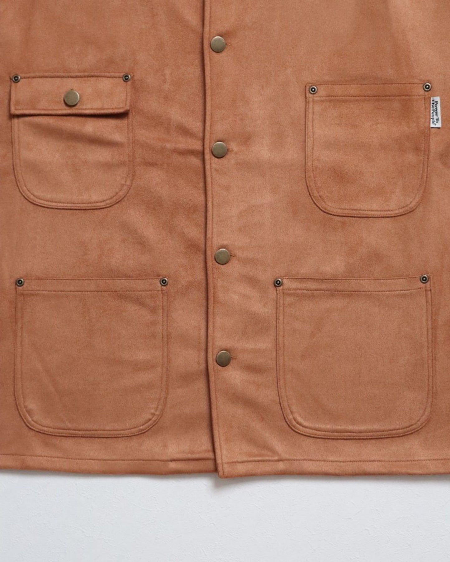 フェイクスウェードカバーオール