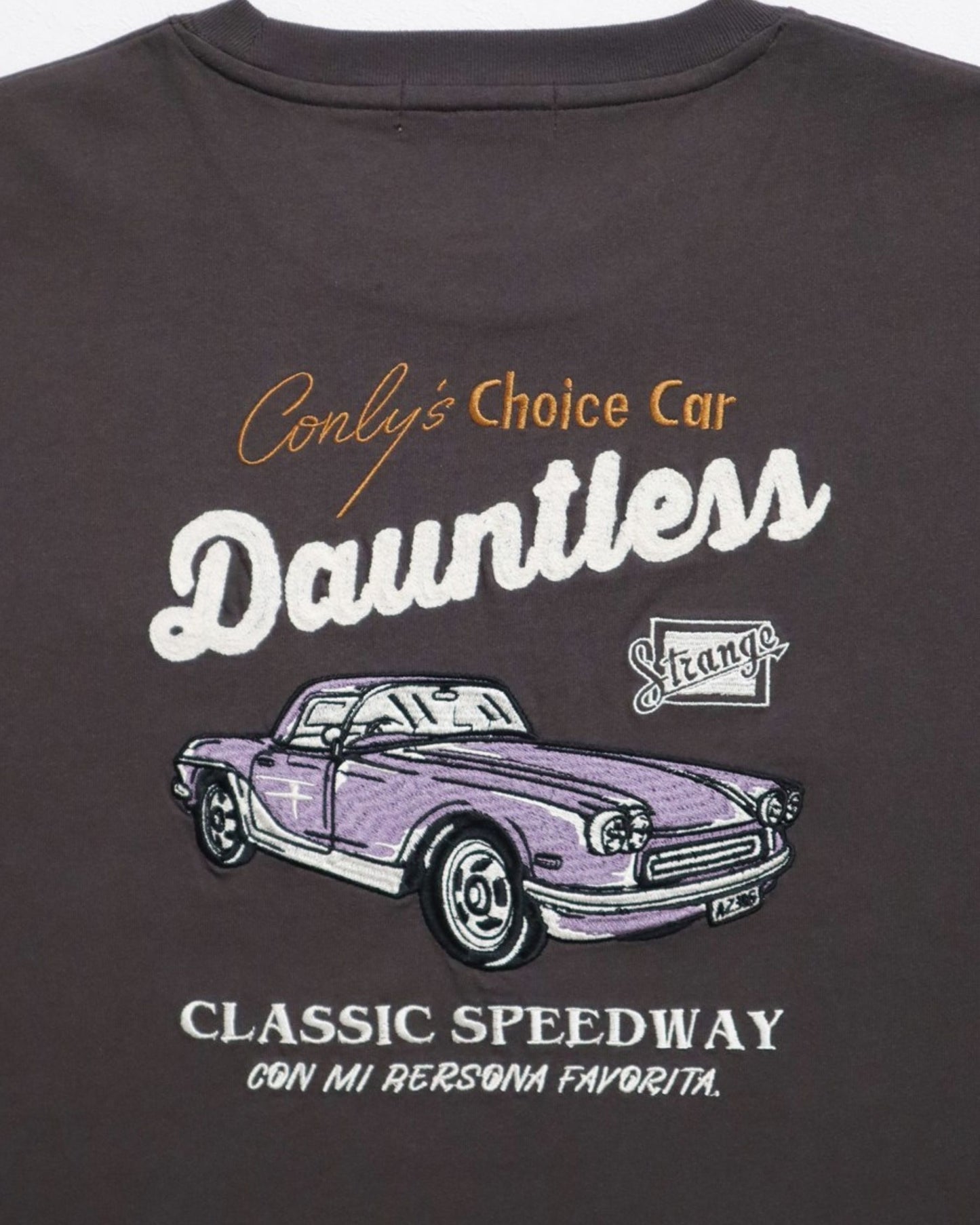 クラシックカー刺繍ロンT