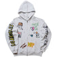 【guernika】All-Print  Zip Hoodie