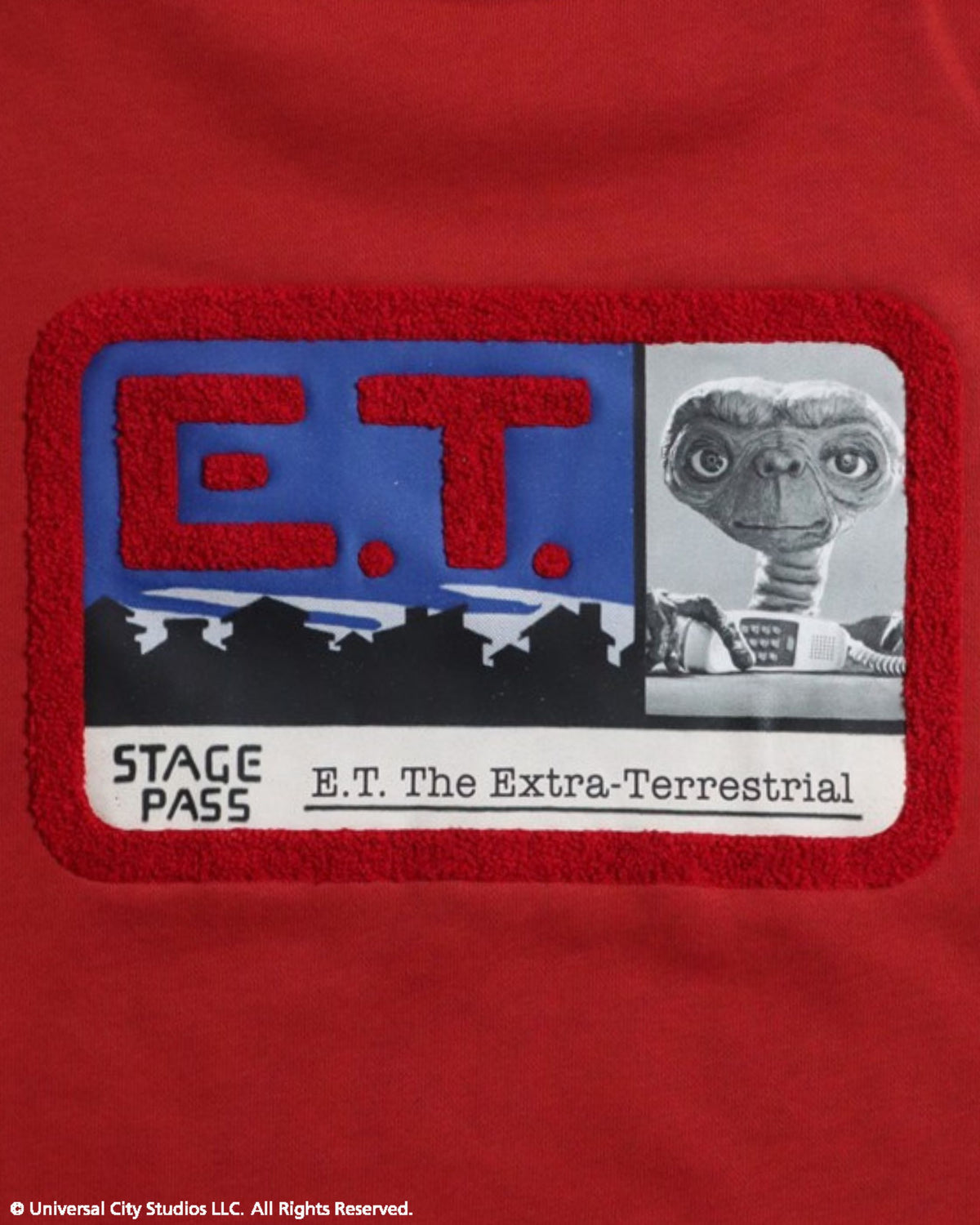 【E.T.】サガラ刺繍スウェット