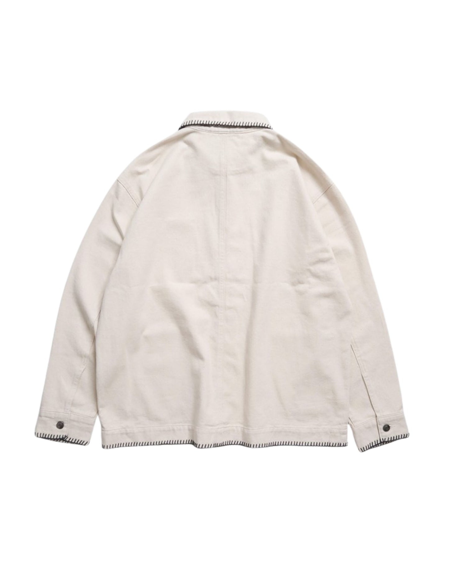 ブランケットステッチ　デニムジャケット