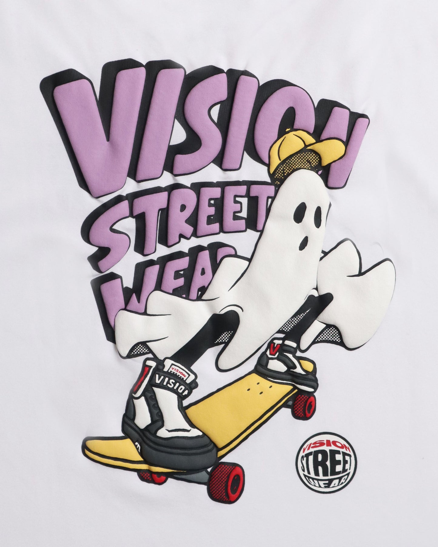 Rush Ghost Dry T / 発砲プリントゴーストTシャツ