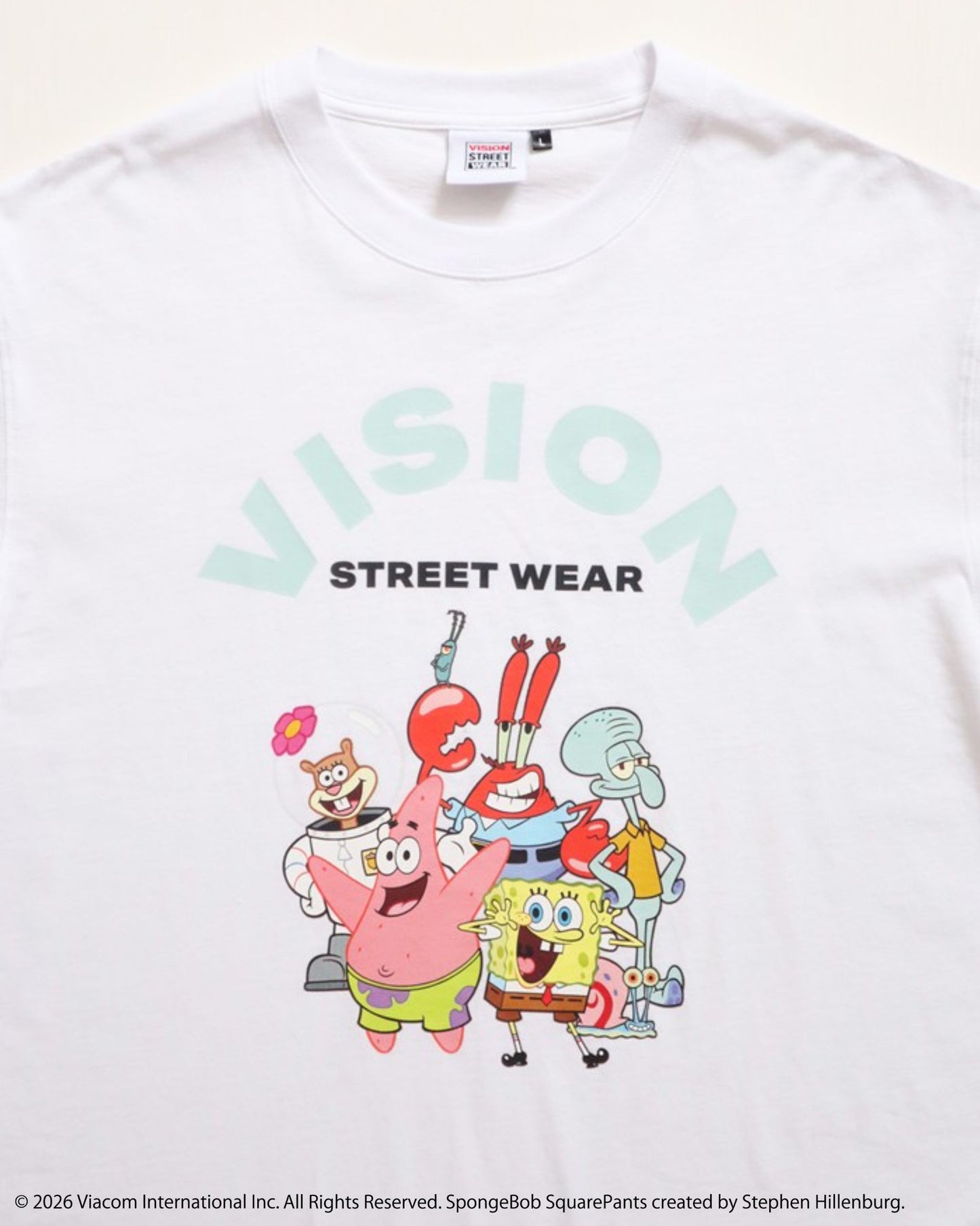【スポンジ・ボブコラボ】Character Tee / キャラクターグラフィックTシャツ