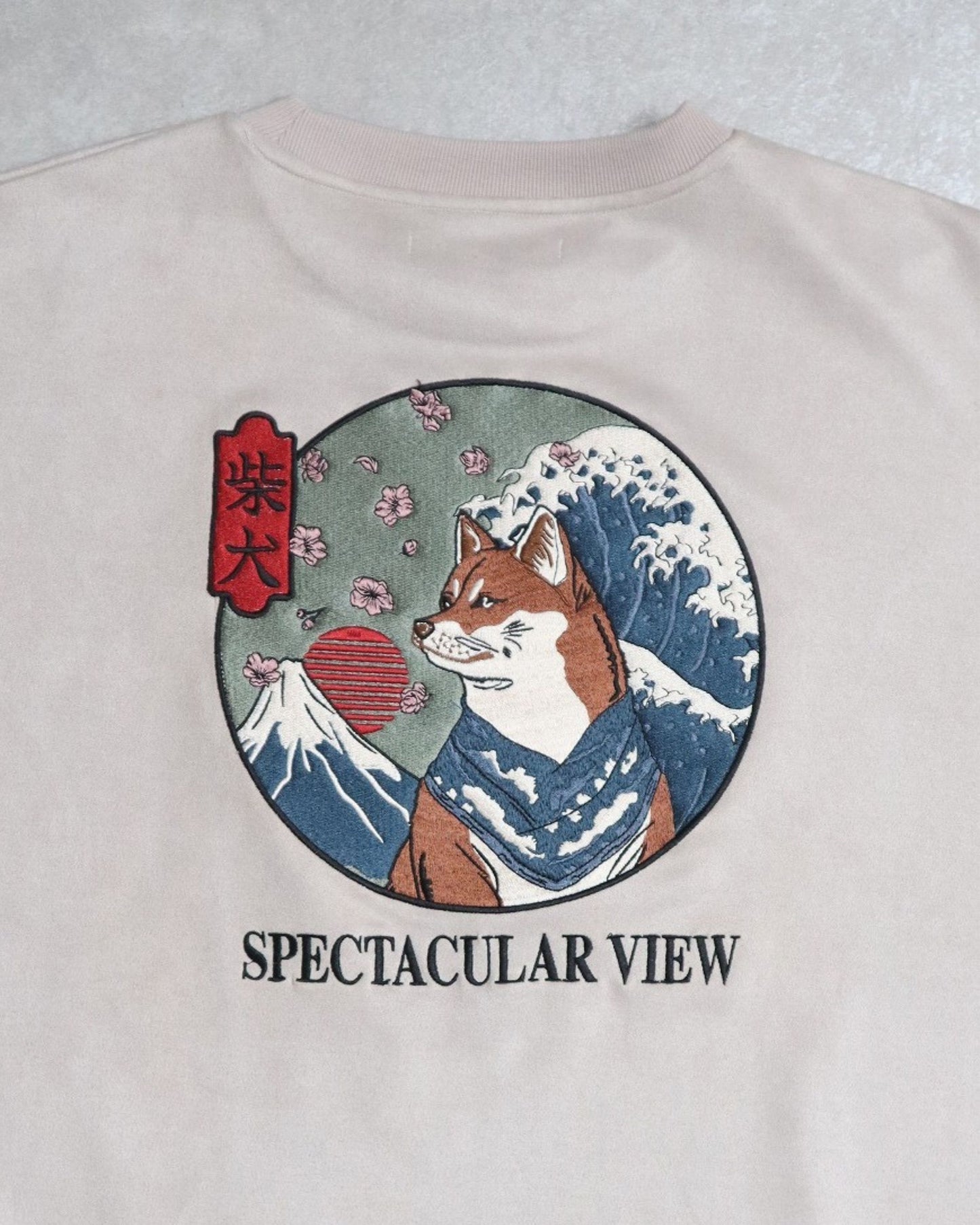 【JapanSeries】SHIBAINU Suede Sweatshirt