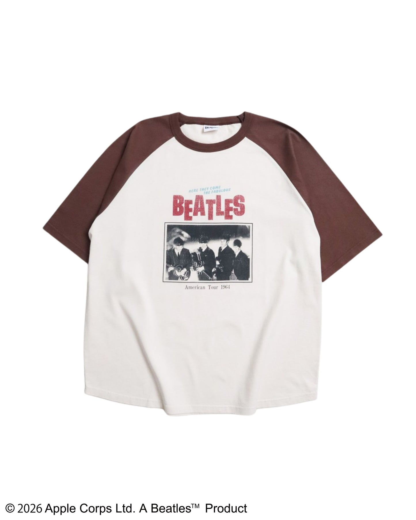 【ビートルズ】ツアープリントラグランT