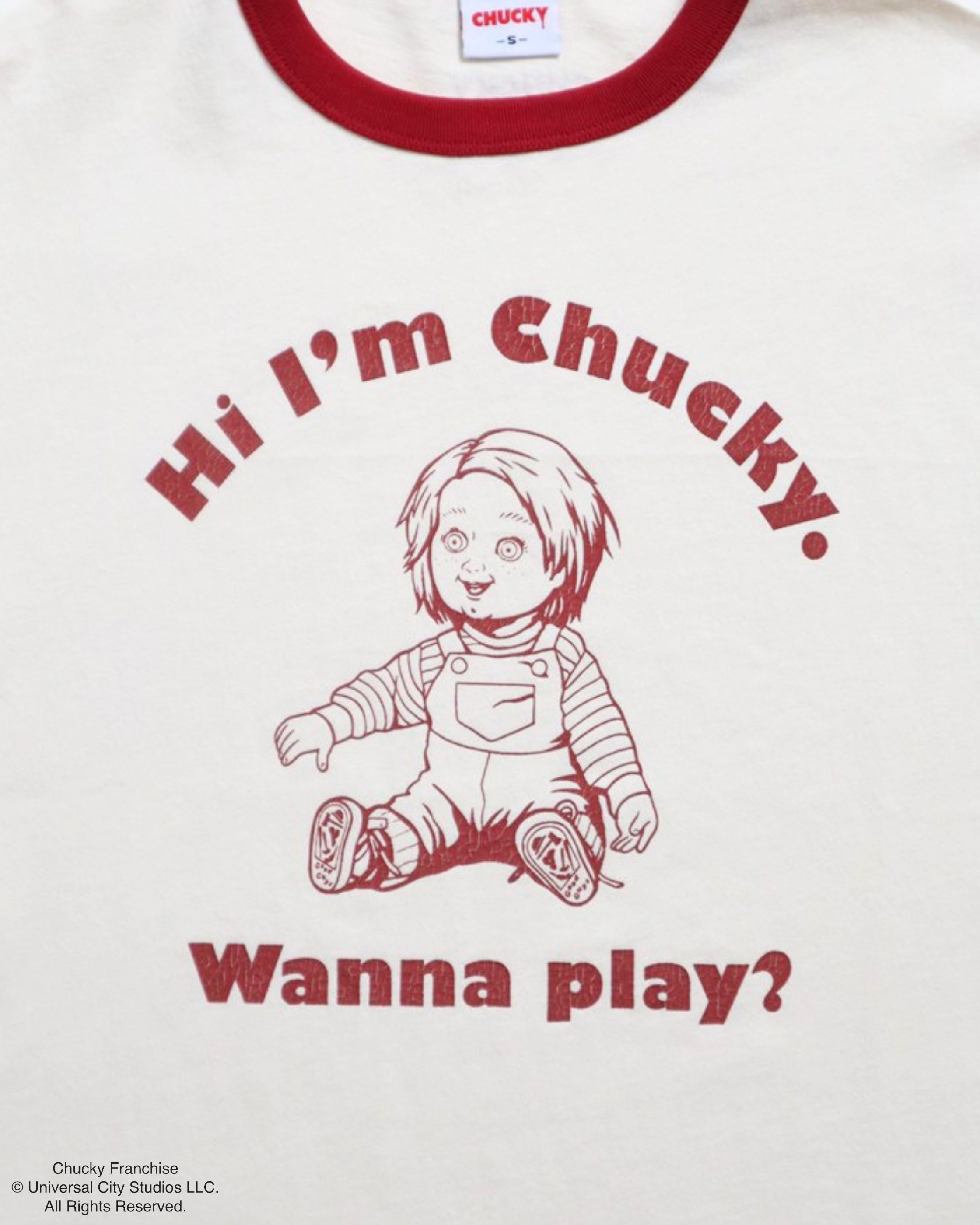 CHUCKY】チャッキー クラックプリント リンガーT – Ha-Li-C STORE（ハ